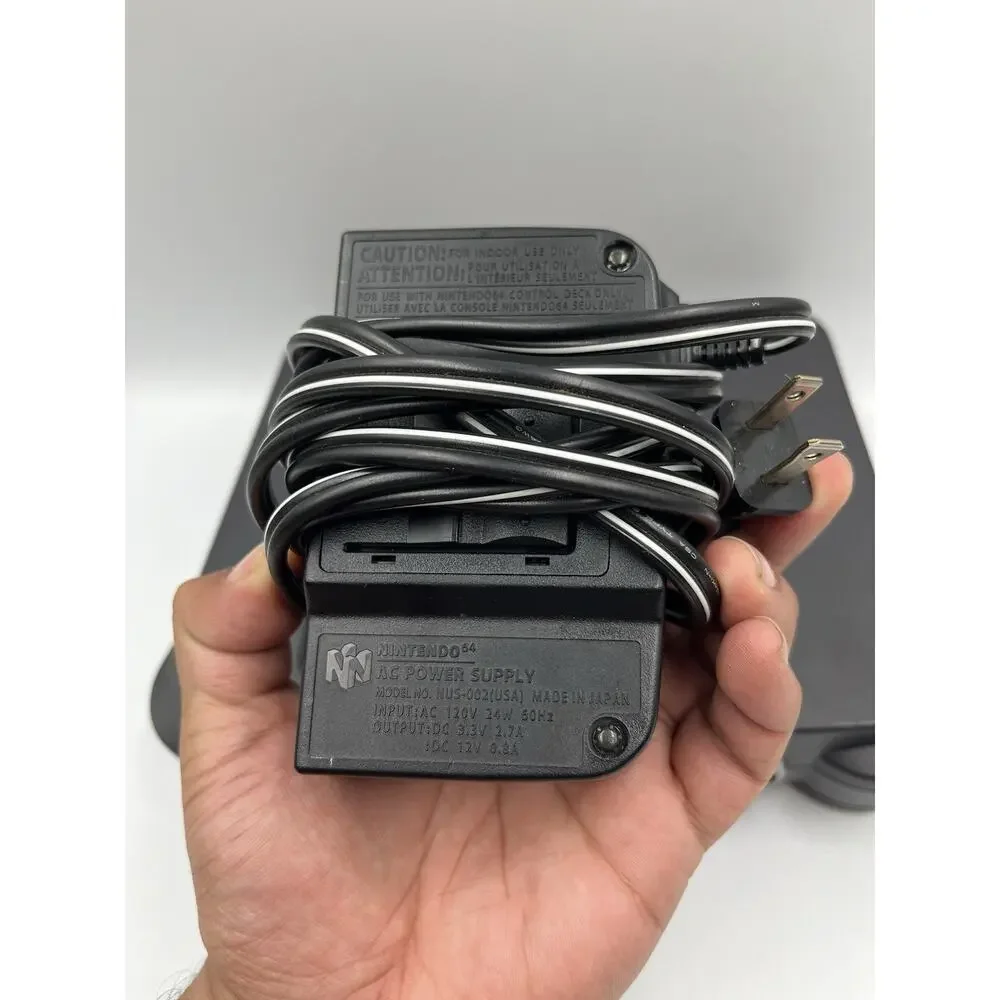 Nintendo 64 N64 Console NUS-001(USA) w/ OEM Power Adapter - TESTED